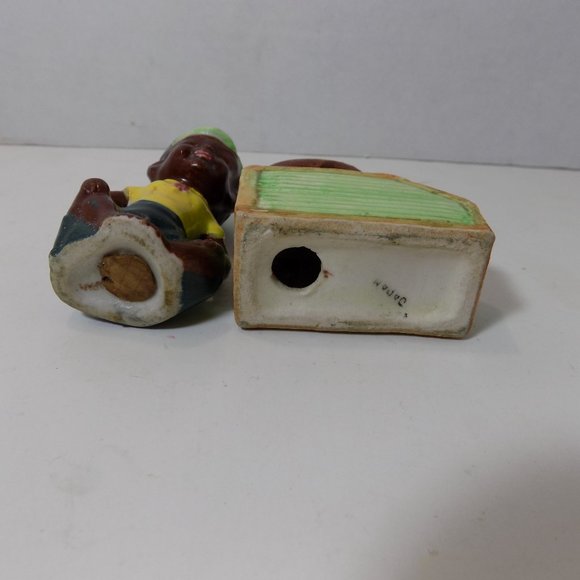 Vintage Rare American Boy Salt & Pepper Shakers Made In Japan - Picture 5 of 5